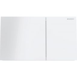 Geberit Sigma70 przycisk spłukujący przedni szkło białe 115.622.SI.1