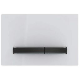 Geberit Sigma50 przycisk spłukujący biały/czarny chrom 115.671.11.2
