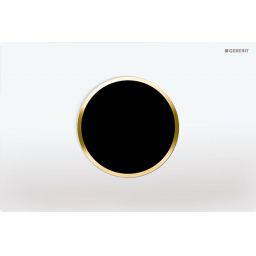 Geberit Sigma przycisk spłukujący do WC biały-złoty 115.907.KK.6