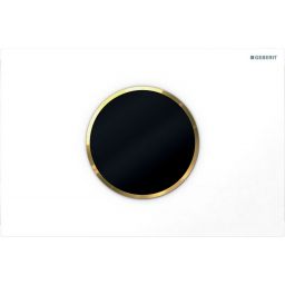 Geberit Sigma przycisk spłukujący do WC biały-złoty 115.908.KK.6