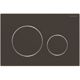 Geberit Sigma przycisk spłukujący do WC chrom błyszczący-czarny mat 115.882.14.1