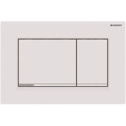 Geberit Sigma20 przycisk spłukujący do WC chrom błyszczący-biały 115.883.JT.1