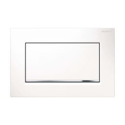Geberit Sigma10 1M przycisk spłukujący do WC chrom błyszczący-biały 115.893.KJ.1