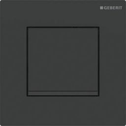 Geberit Typ 30 zawór spłukujący do pisuaru pneumatyczny ręczny easy to clean czarny mat 116.017.16.1