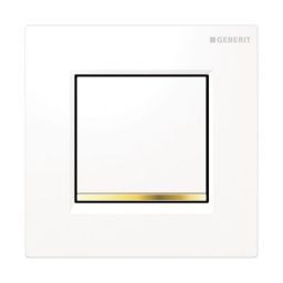 Geberit Typ 20 przycisk spłukujący do pisuaru biały-złoty 116.017.KK.1
