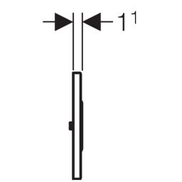 Geberit Sigma przycisk spłukujący do pisuaru stal 116.025.SN.1