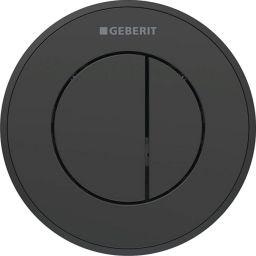 Geberit Typ10 przycisk spłukujący WC czarny/czarny mat 116.055.DW.1