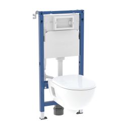 Geberit Duofix Basic zestaw miska z deską i stelaż 118.343.00.3
