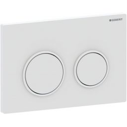 Geberit Omega20 przycisk spłukujący do WC biały 115.085.01.1