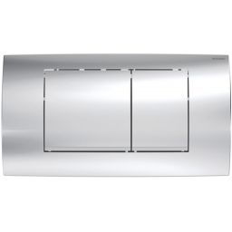 Geberit Twinline przycisk spłukujący do WC chrom błyszczący/mat 115.899.KH.1