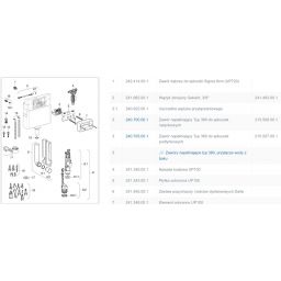 Geberit płytka ochronna UP100 241.343.00.1