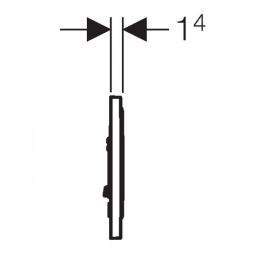 Geberit Sigma przycisk spłukujący do WC biały-złoty 115.758.KK.5