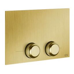 Gessi Venti20 płytka przycisku spłukującego złoty szczotkowany 54657.716