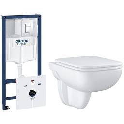 Grohe Start Edge zestaw podtynkowy stelaż 5w1 z miską WC i deską wolnoopadającą (38827000, 39815000)