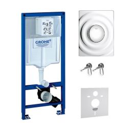 Zestaw Grohe Rapid SL z przyciskiem Surf chrom (38539001, 38574000)