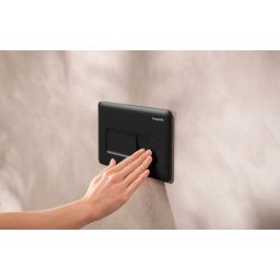 Hansgrohe iFrame Original Q przycisk spłukujący do WC czarny 66001670