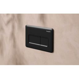Hansgrohe iFrame Original Q przycisk spłukujący do WC czarny 66001670