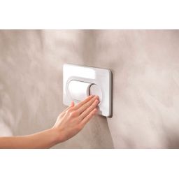 Hansgrohe iFrame Original S przycisk spłukujący do WC biały 66002450