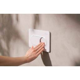 Hansgrohe iFrame Original S przycisk spłukujący do WC biały 66002700