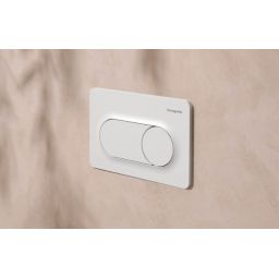 Hansgrohe iFrame Original S przycisk spłukujący do WC biały 66002700