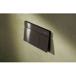 Hansgrohe Element E przycisk spłukujący do WC czarny chrom szczotkowany 66003340