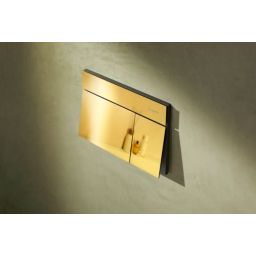 Hansgrohe Element E przycisk spłukujący do WC złoty 66003990