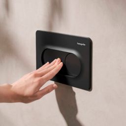 Hansgrohe iFrame Original S przycisk spłukujący do WC czarny 66002670