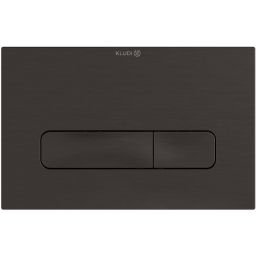 Kludi Unifix przycisk spłukujący do WC czarny szczotkowany 30PP01N2