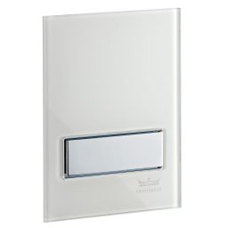 Kronenbach Plantec 2.0 Cube 20 przycisk spłukujący do pisuaru szkło biały 119242802KB