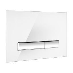 Oltens Torne przycisk spłukujący do WC biały/chrom 57200010