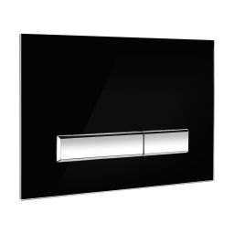 Oltens Torne przycisk spłukujący do WC czarny/chrom 57200310