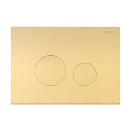 Oltens Lule przycisk spłukujący do WC złoty połysk 57102800