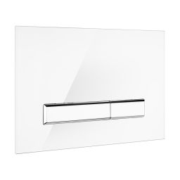 Outlet - Oltens Torne przycisk spłukujący do WC biały/chrom/biały 57200000