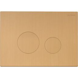 Oltens Lule przycisk spłukujący do WC złoto szczotkowane 57102810