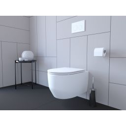 Oltens Lule przycisk spłukujący do WC biały mat 57102900