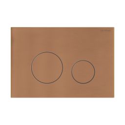 Oltens Lule przycisk spłukujący do WC miedź szczotkowana 57102610