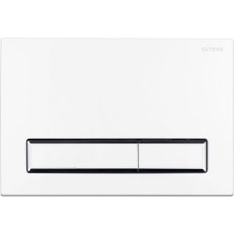 Oltens Torne przycisk spłukujący do WC biały/chrom/biały 57103000