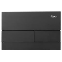Rea T Steel przycisk spłukujący do WC czarny REA-E0056