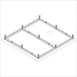 Sanplast STS stelaż do brodzika 194-E1430
