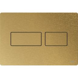 Tece Solid przycisk spłukujący do WC mosiądz szczotkowany 9240445