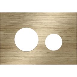 Tece Loop płytka przycisku spłukującego szklana dąb 9240612