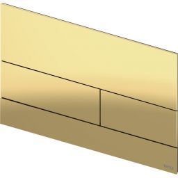 Tece Square II przycisk spłukujący do WC złoty optyczny połysk 9240839