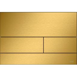 Tece Square II przycisk spłukujący do WC złoty szczotkowany 9240847