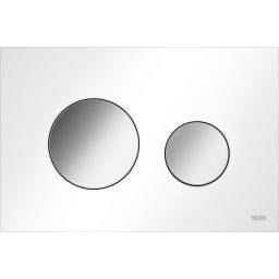 Tece Loop przycisk spłukujący do WC biały/chrom błyszczący 9240927