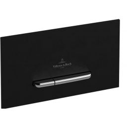 Villeroy & Boch ViConnect E300 przycisk spłukujący do WC chrom mat/czarny mat 922169AN