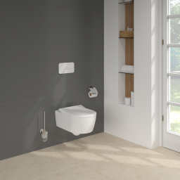 Zestaw Villeroy & Boch Avento miska WC z deską i stelaż z przyciskiem białym (92099600, 5656R001, 9M87S101, 92249068)