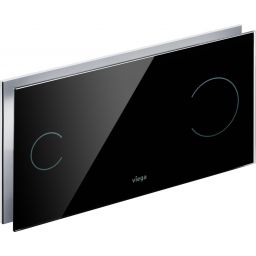 Viega Visign for More 100 przycisk spłukujący do WC czarny 597498