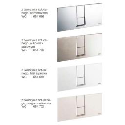 Viega Visign for Style 14 przycisk spłukujący do WC biały 654689