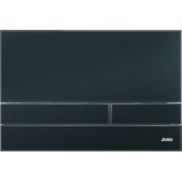 Werit Exclusive 2.1 przycisk spłukujący do WC szkło czarny mat/ramka czarny 102-000000215