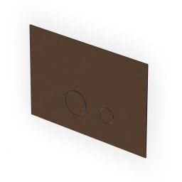 Zucchetti przycisk spłukujący brushed chocolate Z95340.XP21